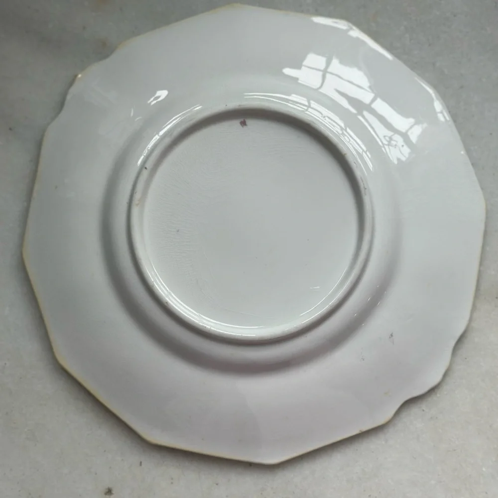 Vintage Adderley Blue Chelsea Fine Bone China plate